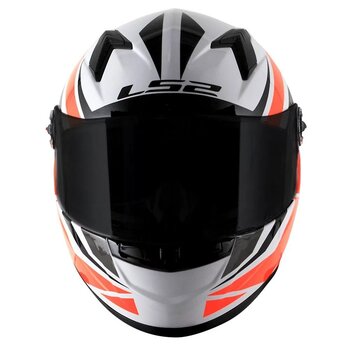 Capacete Ls2 FF358 Blade White Black Red 58