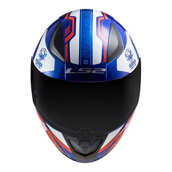 Capacete Ls2 ff353 Rapid Stratus Blue Red Silver
